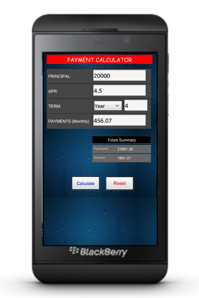 EZQ Loan Calculator